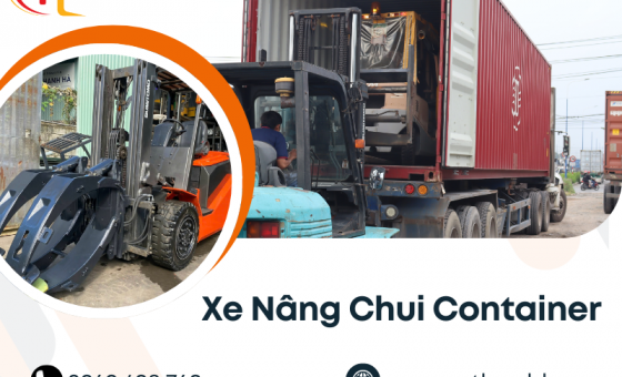 Xe Nâng Chui Container Là Gì? Lợi Ích Của Xe Nâng Chui Container