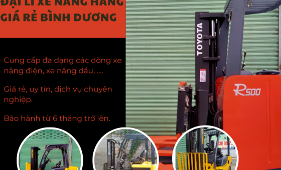 Đại lý xe nâng hàng giá rẻ tại Bình Dương | 0969 498 769