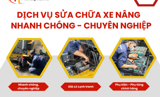 Dịch vụ sửa chữa xe nâng  tại TP. HCM
