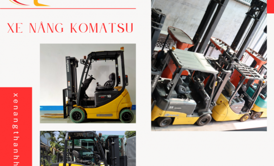 Xe nâng điện Komatsu cũ giá rẻ tại Bình Dương