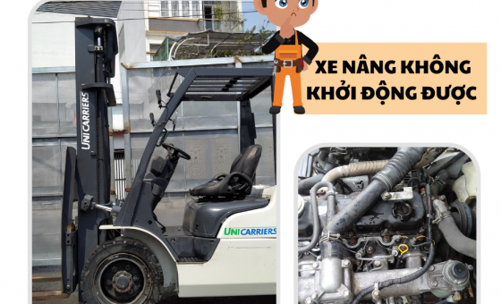 Xe nâng không khởi động được - Cách khắc phục