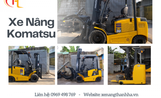 Nhu cầu sử dụng xe nâng Komatsu trên thị trường hiện nay