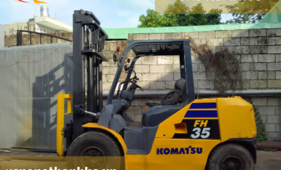 Báo giá xe nâng dầu Komatsu cũ nhập khẩu máy zin