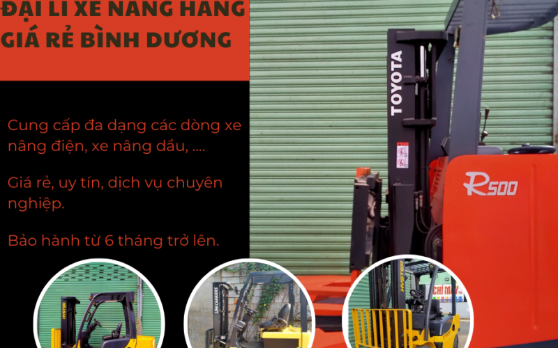 Đại lý xe nâng hàng giá rẻ tại Bình Dương | 0969 498 769