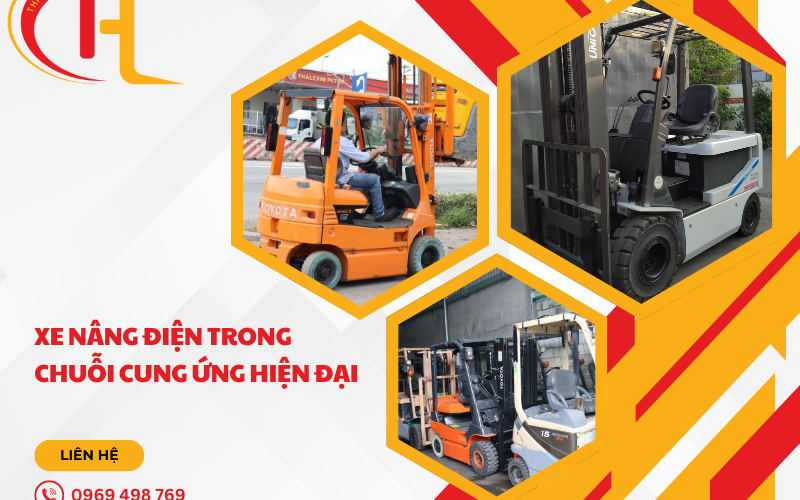 Xe nâng điện trong chuỗi cung ứng hiện đại – Xu hướng tất yếu