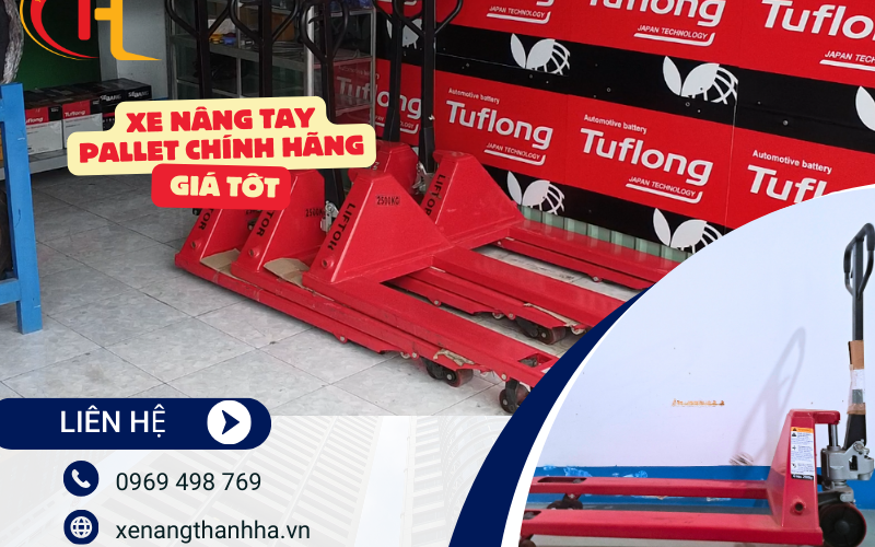 Xe nâng tay Pallet chính hãng giá tốt