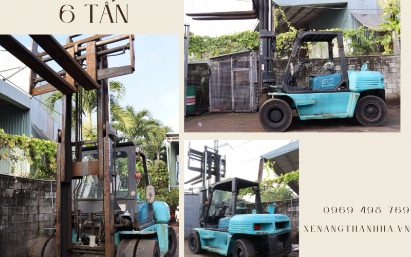 Xe nâng dầu 6 tấn giá rẻ chất lượng tại Bình Dương