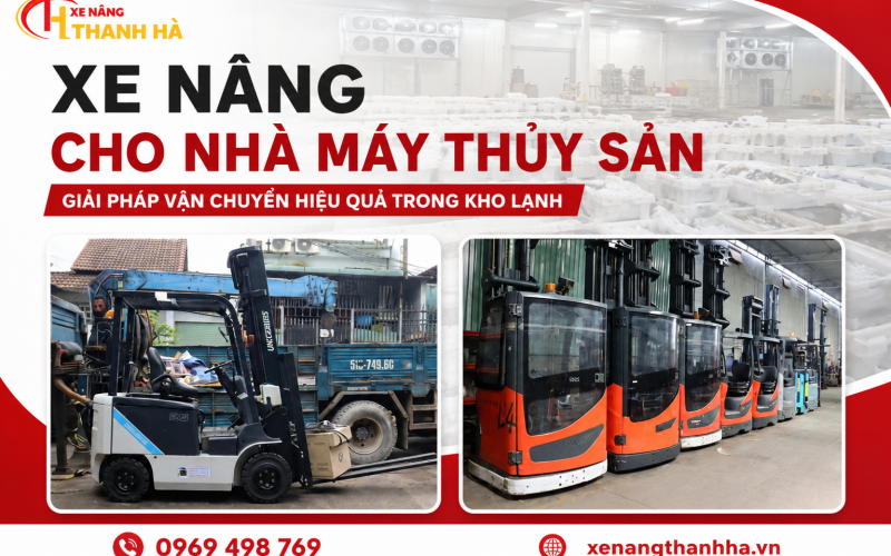 Xe Nâng Cho Nhà Máy Thủy Sản  Giải Pháp Vận Chuyển Hiệu Quả Trong Kho Lạnh