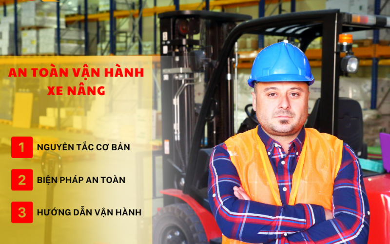 An toàn xe nâng khi vận hành