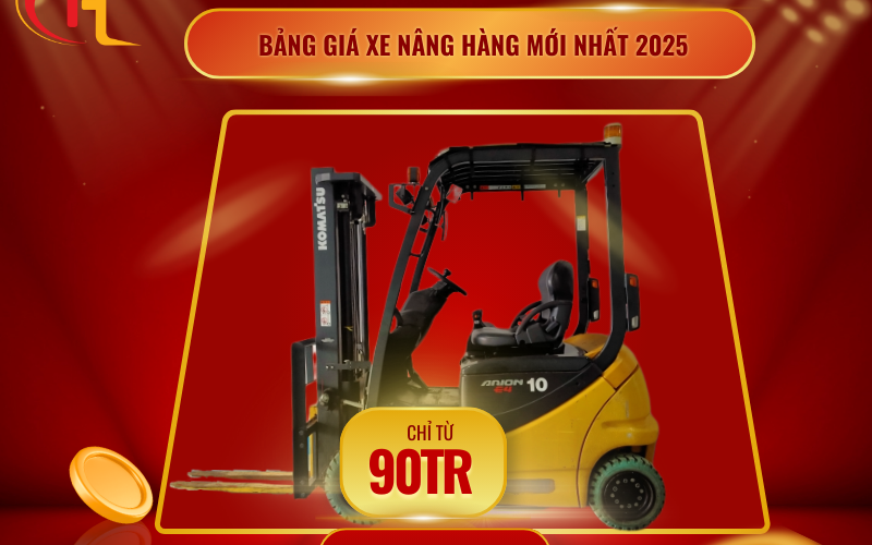 Báo giá xe nâng hàng, giá xe nâng điện mới nhất 2025