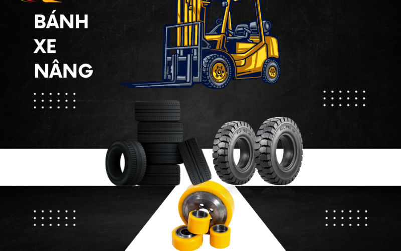 Bánh xe nâng thông dụng