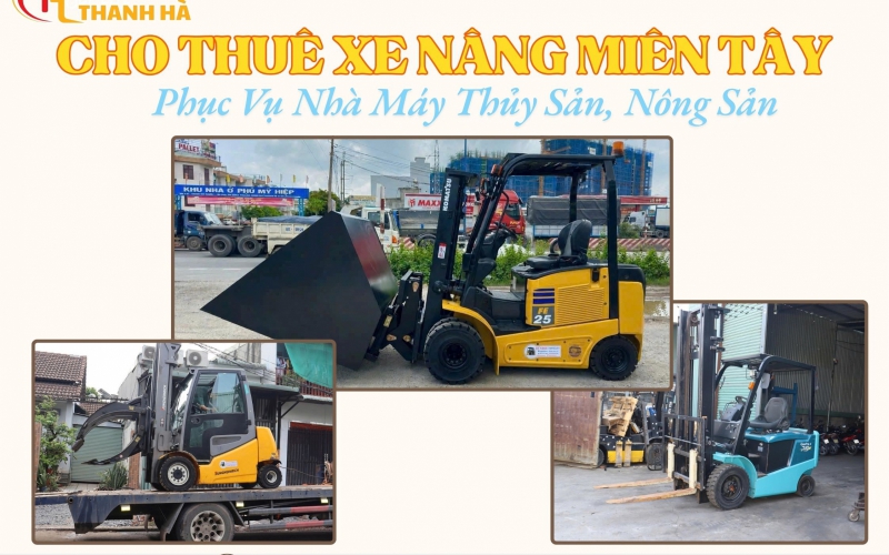Cho Thuê Xe Nâng Miền Tây – Phục Vụ Nhà Máy Thủy Sản, Nông Sản