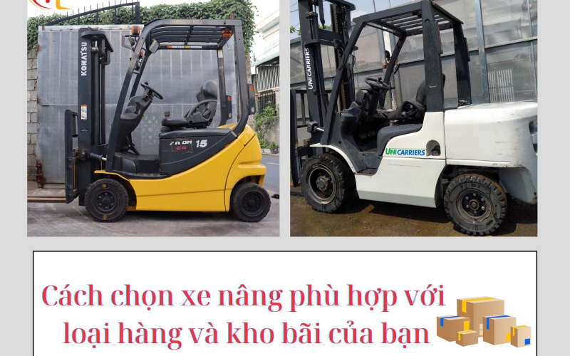 Chọn Xe Nâng Phù Hợp Với Từng Loại Hàng Và Kho Bãi 