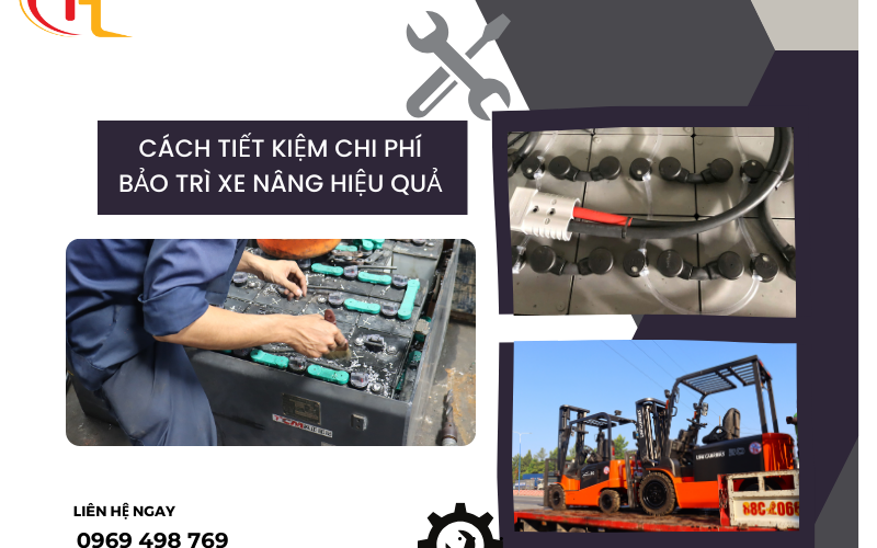 Cách tiết kiệm chi phí bảo trì xe nâng hiệu quả