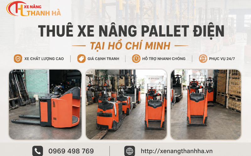 Cho Thuê Xe Nâng Điện Đứng Lái Tại TPHCM – Giá Rẻ, Hiệu Suất Cao