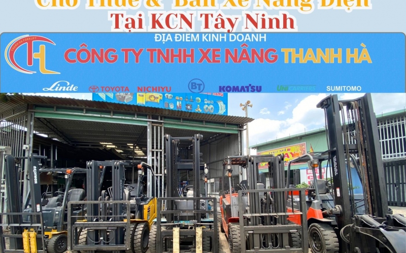 Cho Thuê & Bán Xe Nâng Điện Tại KCN Tây Ninh – Giao Xe Tận Nơi