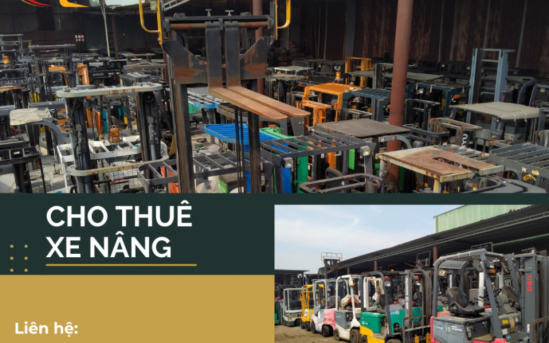 Dịch vụ cho thuê xe nâng giá rẻ toàn quốc