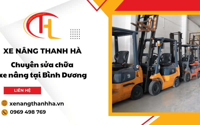 Dịch vụ sửa chữa xe nâng chuyên nghiệp, uy tín tại Bình Dương