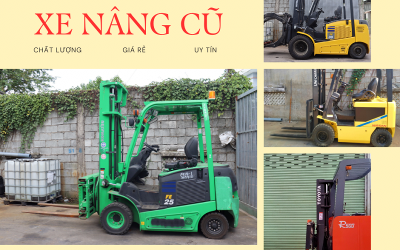 Bán xe nâng hàng đã qua sử dụng giá rẻ