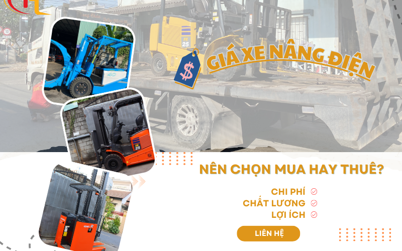 Giá xe nâng hàng trên thị trường hiện nay | Nên mua hay thuê?