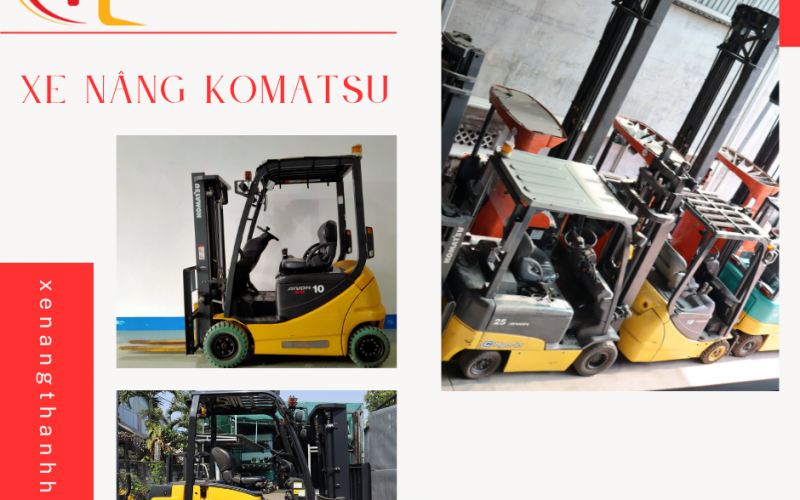 Xe nâng điện Komatsu cũ giá rẻ tại Bình Dương