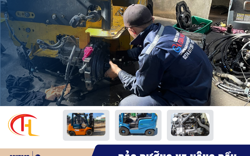 Hướng dẫn bảo dưỡng xe nâng dầu tại nhà