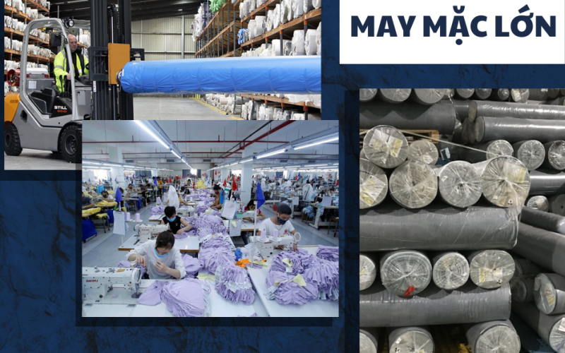 Top những công ty may mặc lớn ở Tp Hồ Chí Minh và vai trò của xe nâng trong ngành may mặc
