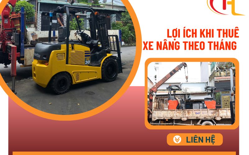 Lợi ích khi thuê xe nâng theo tháng cho doanh nghiệp sản xuất
