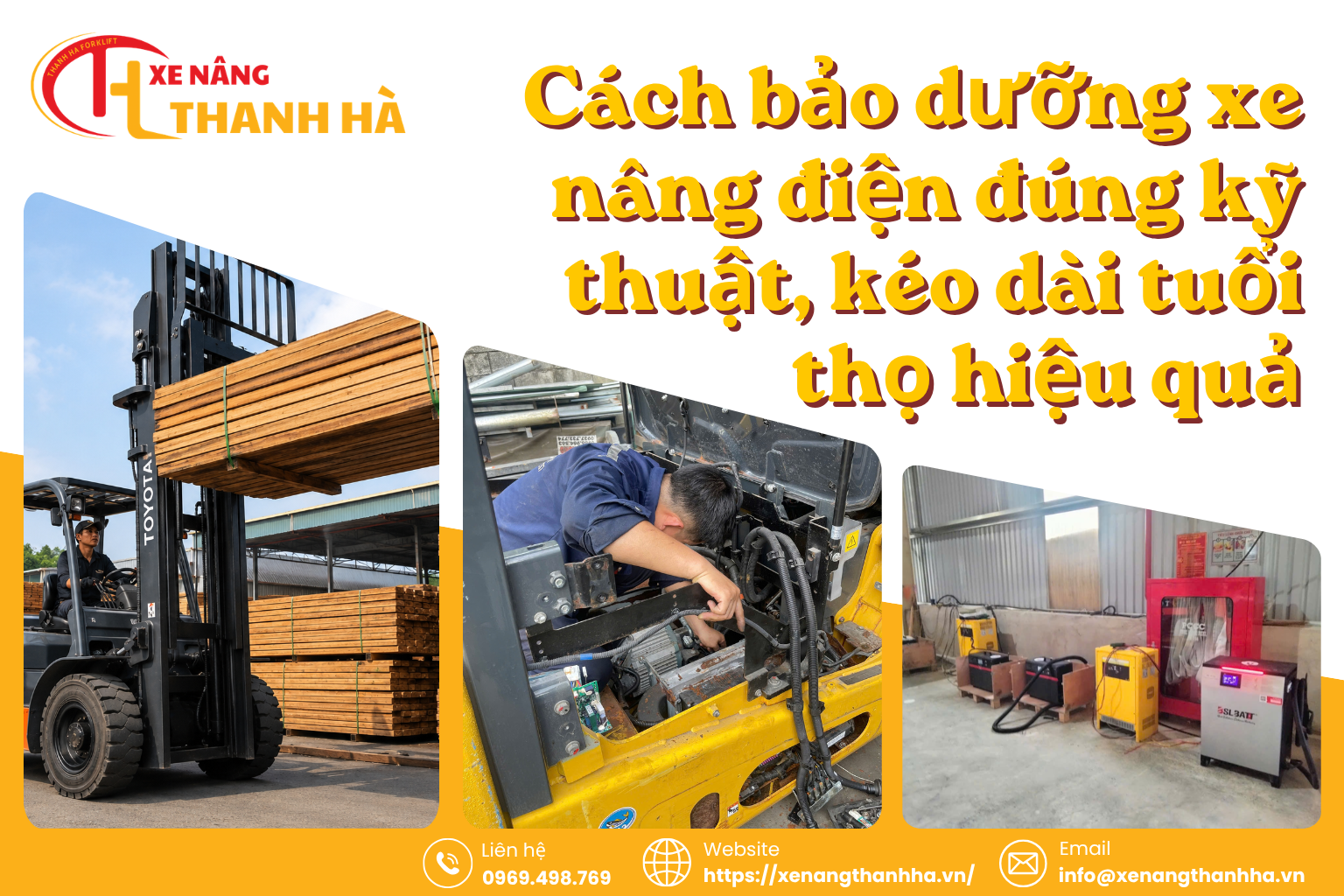 Bảo dưỡng xe nâng điện