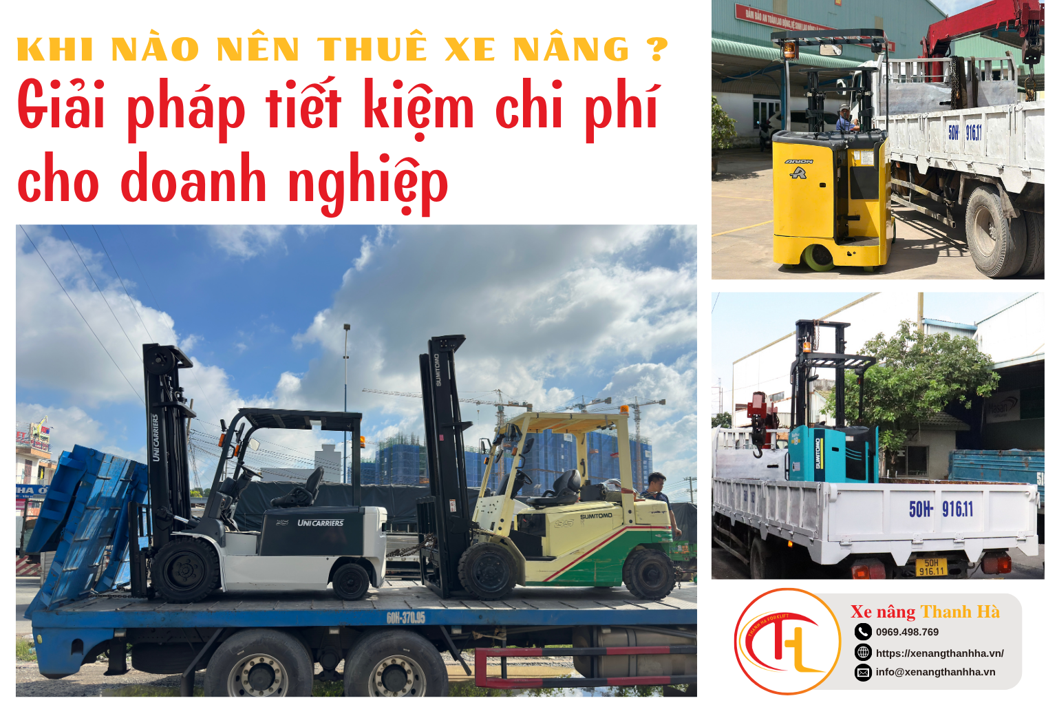 Khi nào nên thuê xe nâng ?