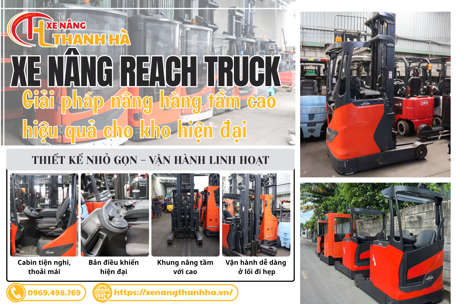 Xe nâng Reach Truck