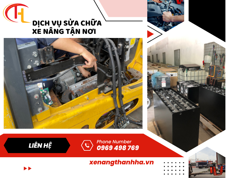 Dịch vụ sửa chữa xe nâng tận nơi