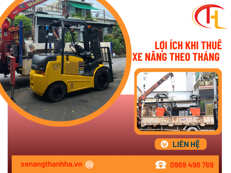 Thuê xe nâng theo tháng