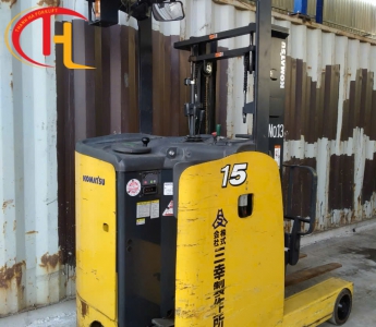 Xe nâng điện đứng lái Komatsu 1.5 tấn sản xuất 2018