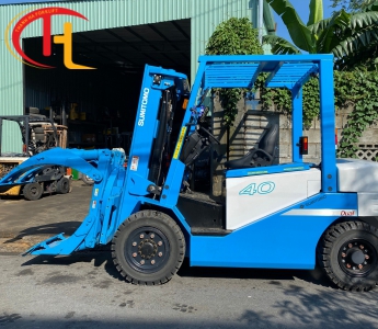 XE NÂNG ĐIỆN 4 TẤN KẸP GIẤY (TẠM HẾT HÀNG)