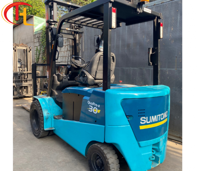 XE NÂNG ĐIỆN 3 TẤN SUMITOMO HÀNG NHẬP BÃI (TẠM HẾT HÀNG)