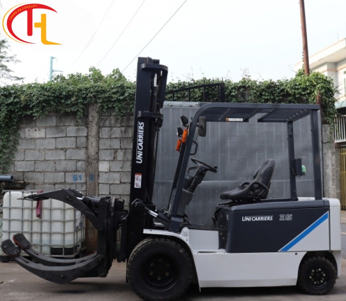 XE NÂNG ĐIỆN UNICARRIERS 3,5 TẤN KẸP TRÒN (TẠM HẾT HÀNG)