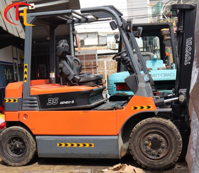 BÁN XE NÂNG ĐIỆN TOYOTA GENEO-B 3.5 TẤN 🚜