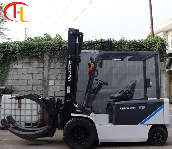 XE NÂNG ĐIỆN UNICARRIERS 3,5 TẤN KẸP TRÒN (TẠM HẾT HÀNG)