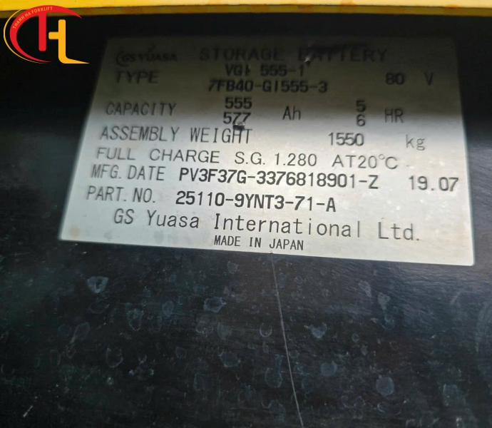 Xe nâng điện 4 tấn toyota 7FBM40 