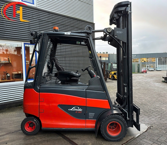 Xe Nâng Điện Linde E30HL (Series 387) – Tải Trọng 3 Tấn